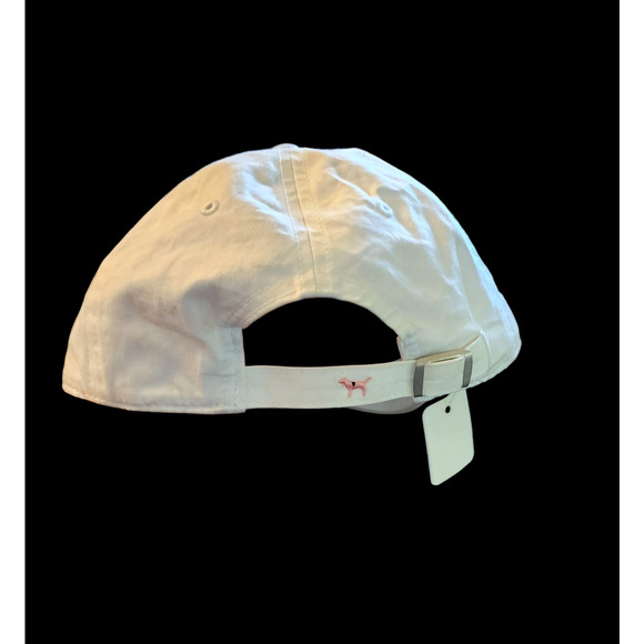 Victorias Secret PINK Adjustable white Cap Hat - Picture 2 of 6
